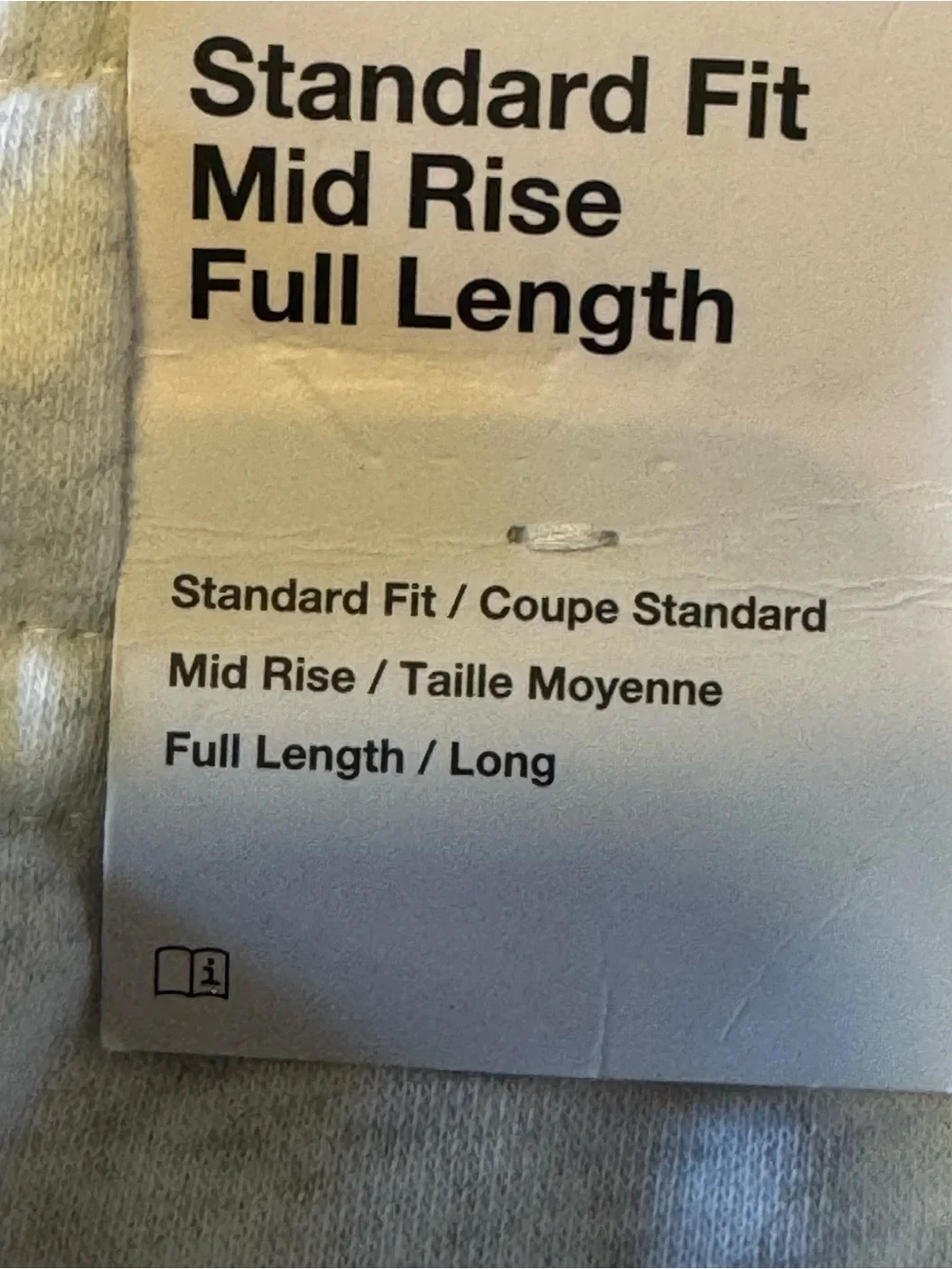 Nike standard fit